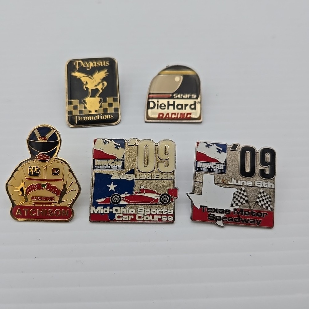 Indy Car Indy 500 Racing Lapel Pin Lot Of‎ 5